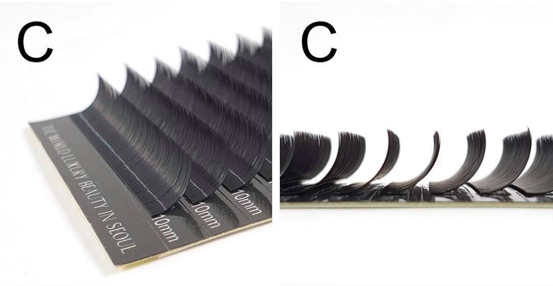 BISLASH Flat Eyelashes C/CC/D Individual Lashes for Eyelash Extensions Premium Quality 