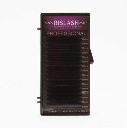 BISLASH Flat Eyelashes C/CC/D Individual Lashes for Eyelash Extensions Premium Quality 