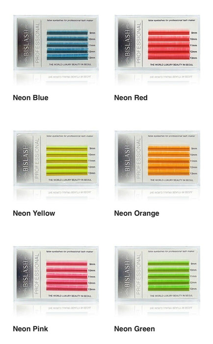BISLASH Neon Colour Lashes