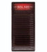 BISLASH Individual Eyelashes Dark Brown Lashes